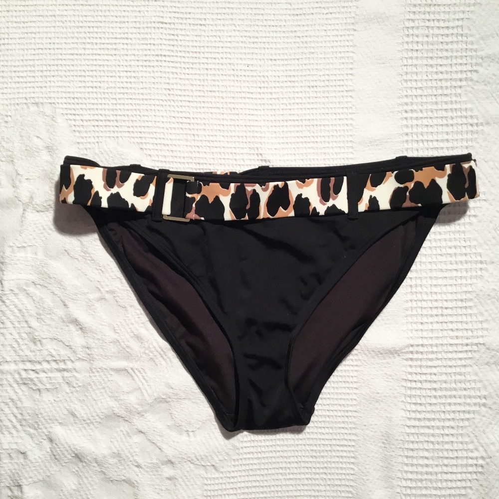 Victoria’s Secret Size XL Black Swim Bikini Bottom NEW!